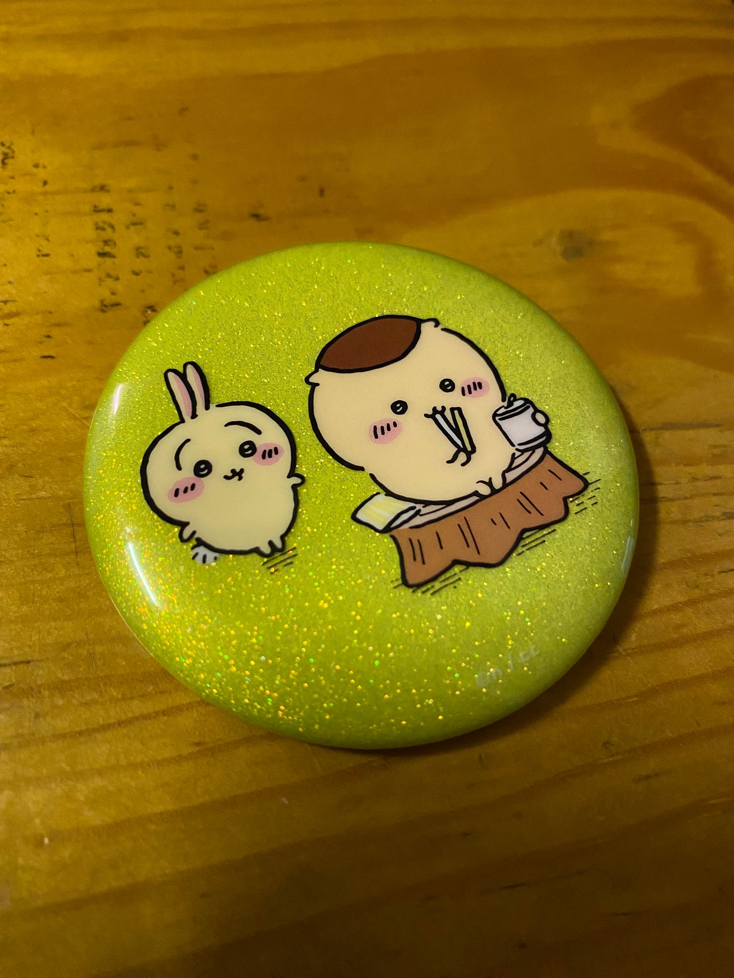 ChiiKawa X Miniso | ChiiKawa Hachiware Usagi Momonga Kurimanju Rakko Metal Pin ChiiKawa with Friends version - Kawaii Item Cute Accessories