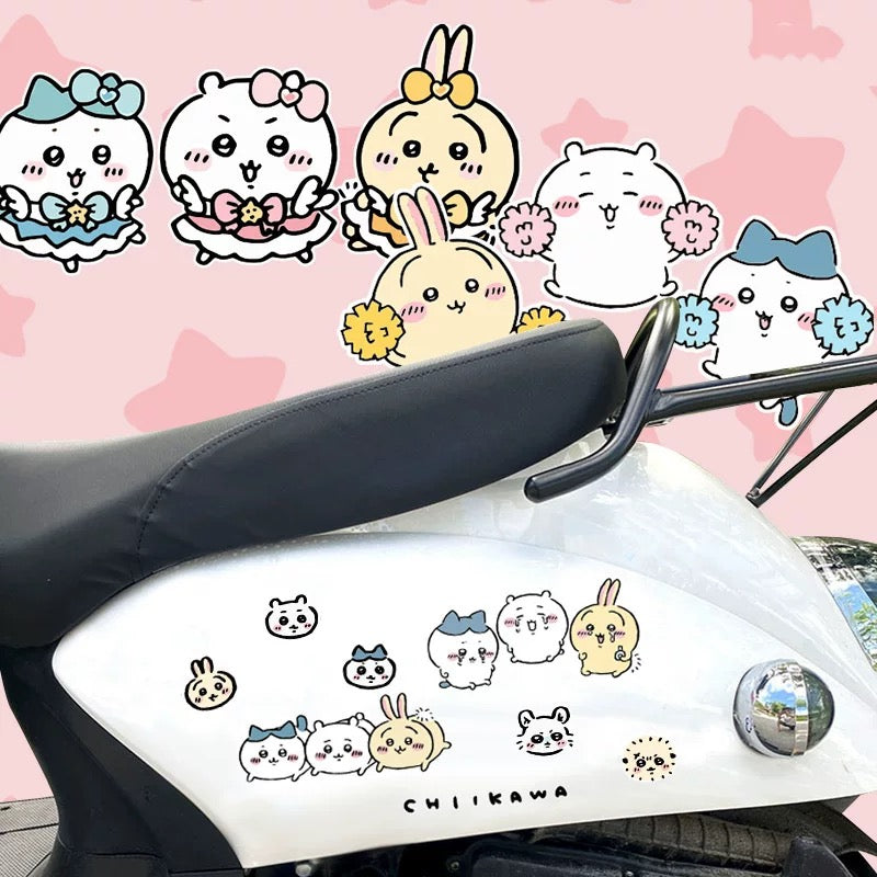 Japanese Cartoon ChiiKawa | Magic Girl WaterProof Stickers - 5 Pieces Phone iPad Car Motorcycle 