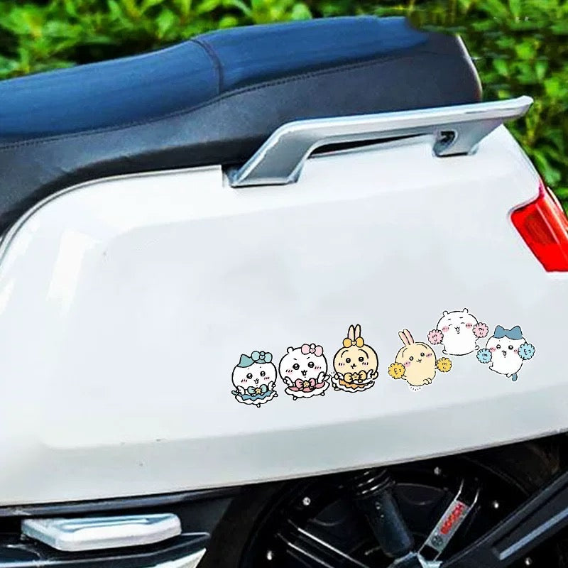 Japanese Cartoon ChiiKawa | Magic Girl WaterProof UV Stickers - 5 Pieces Phone iPad Car Motorcycle