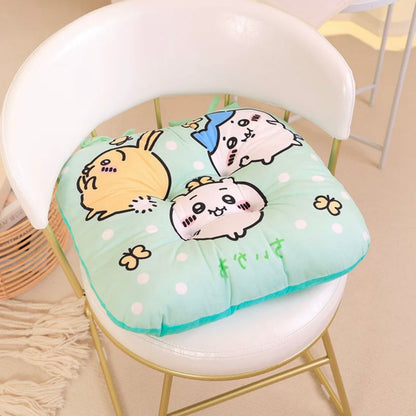 Japanese Cartoon ChiiKawa Chair Seat Cushion | ChiiKawa Hachiware Usagi - Pillow Kawaii Room Decoration