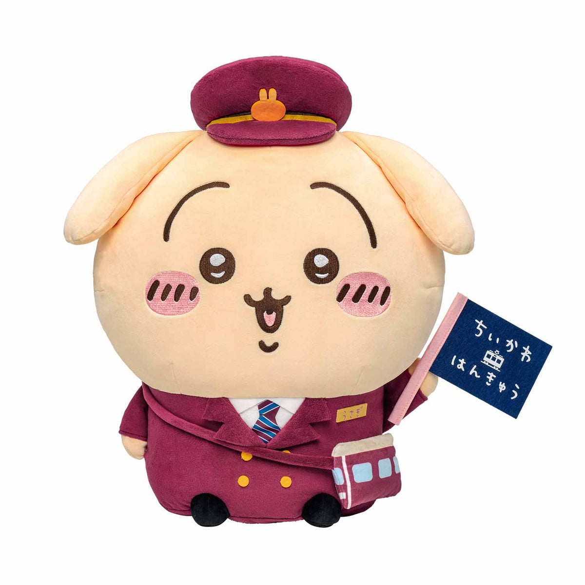 Japan Chiikawa X Hankyu Railway | Train Steward ChiiKawa Hachiware Usagi - 50cm Giant Plush Doll Kawaii items Room Decoration