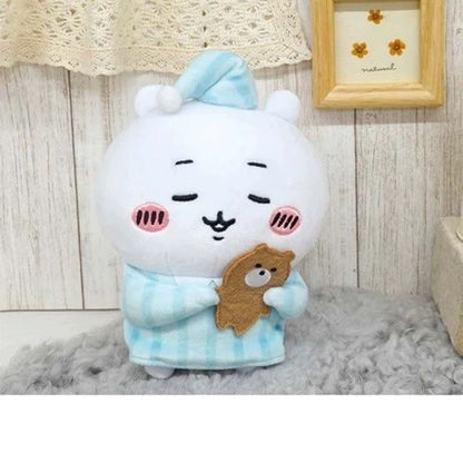 Japan ChiiKawa Pajamas Party | ChiiKawa Hachiware Usagi - Mini Plush Doll 10cm Keychain