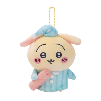 Japan ChiiKawa Pajamas Party | ChiiKawa Hachiware Usagi - Mini Plush Doll 10cm Keychain