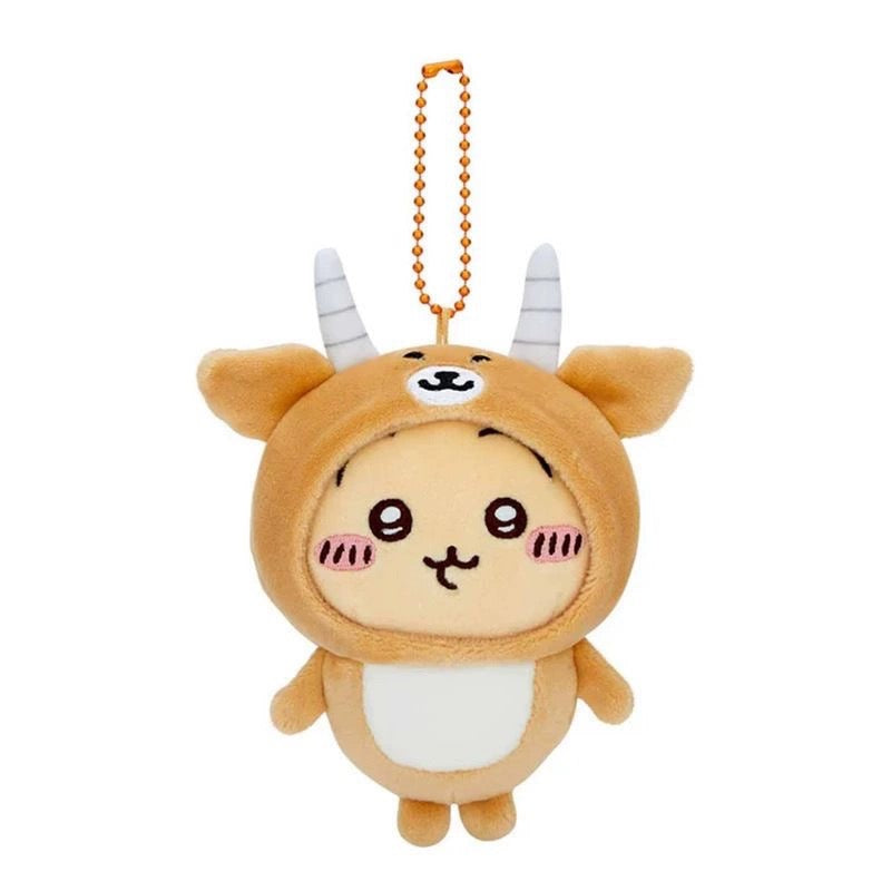 Japan ChiiKawa Antelope Serise | ChiiKawa Hachiware Usagi - Mini Plush Doll Keychain