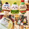 日本ちいかわ メリークリスマスエディション | ちいかわ ハチワレ うさぎ - ミニぬいぐるみキーホルダー