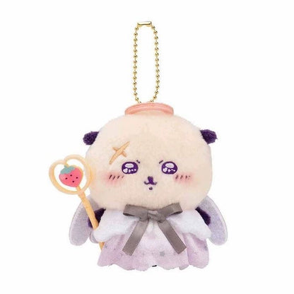 Japan ChiiKawa Lolita & Gothic Angel Devil | ChiiKawa Hachiware Usagi Momonga Rakko Shisa Kurimanju - Mini Plush Doll keychain