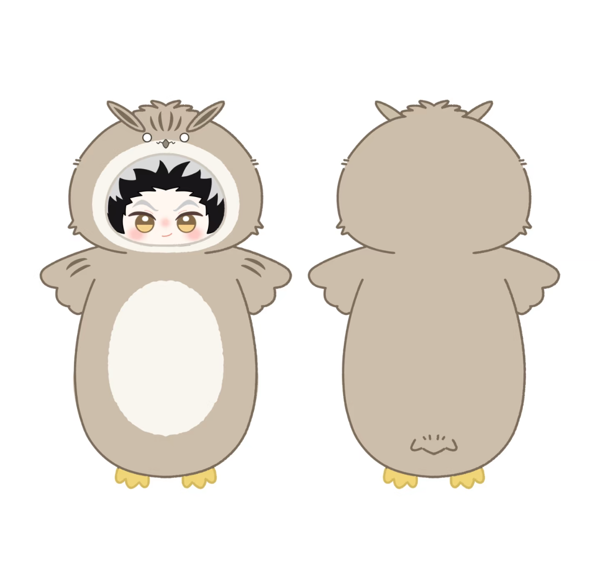 [Pre-Order] Japanese Anime Haikyu!! Fan Work Version | Hinata Kageyama Tsukishima Yamaguchi Nishinoya Sugawara Kozume Kuroo Bokuto Akaashi Ushijima Tendo Miya Atsumu Osamu Shinsuke in Animal Costume Cute Kawaii Cushion - Cute Kawaii Room Decoration Item