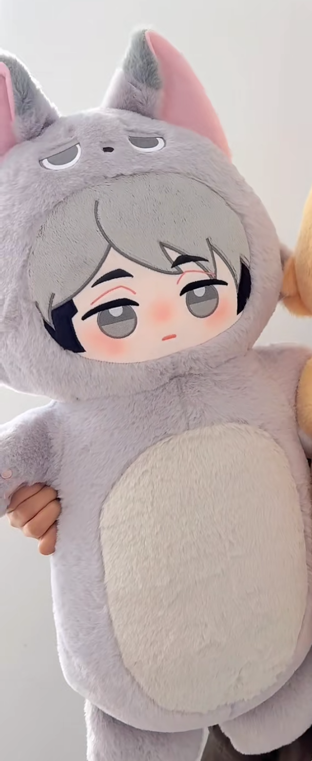 [Pre-Order] Japanese Anime Haikyu!! Fan Work Version | Hinata Kageyama Tsukishima Yamaguchi Nishinoya Sugawara Kozume Kuroo Bokuto Akaashi Ushijima Tendo Miya Atsumu Osamu Shinsuke in Animal Costume Cute Kawaii Cushion - Cute Kawaii Room Decoration Item