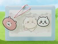 ChiiKawa X Miniso | ChiiKawa Hachiware Usagi with Props Acrylic Cardholder - Kawaii Items