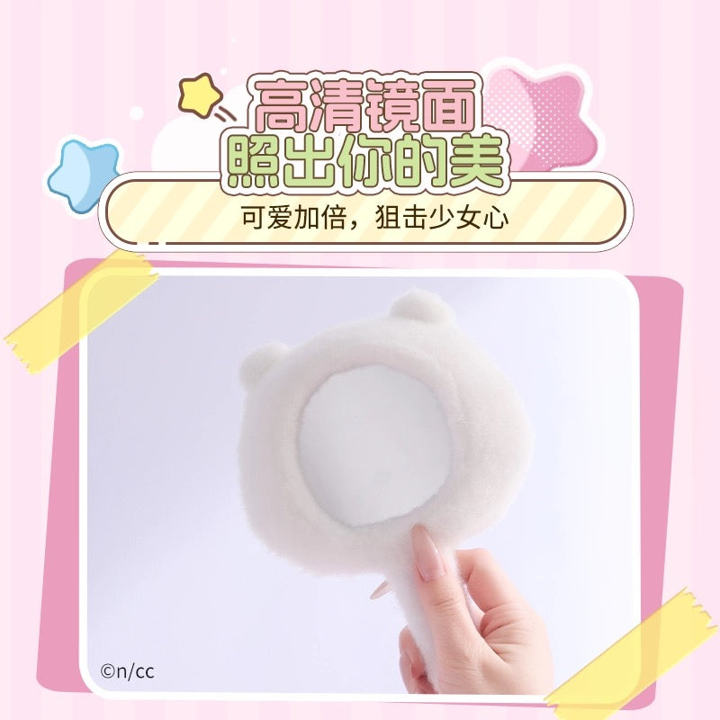 ChiiKawa X Miniso | ChiiKawa Hachiware Usagi Hand Plush Mirror - Kawaii Items