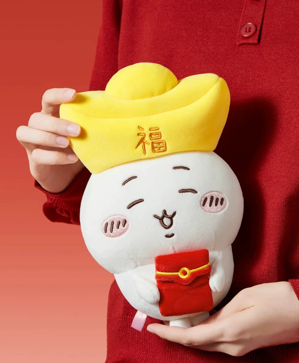 ChiiKawa X Miniso Chinese New Year Limited Series | ChiiKawa Hachiware Usagi Momonga Kurimanju Rakko Plush Doll Kawaii Items Room Decoration doll