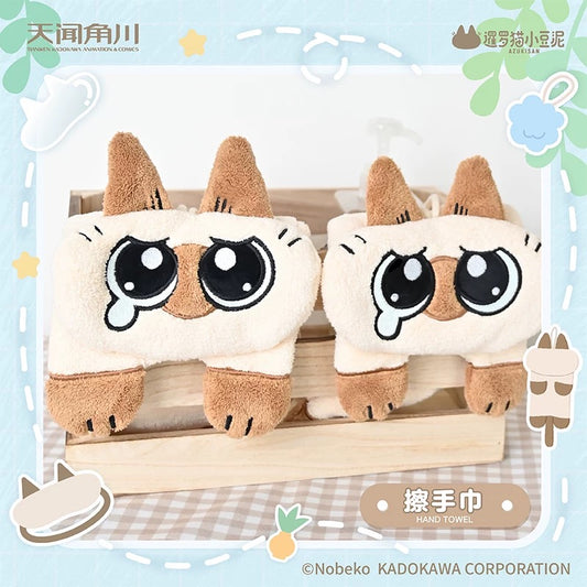 Azukisan's Daily life | Azukisan Cute Cotton Hand Towel - Kawaii Items Siamese Cat Xiaodouni Toy Collection