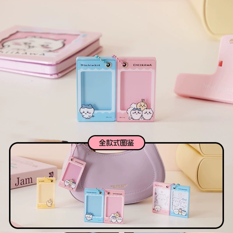 ChiiKawa X Miniso | ChiiKawa Hachiware Usagi Magnetic Photo Frame Keychain - Kawaii items Room Decoration