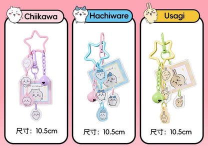 ChiiKawa X Miniso | ChiiKawa Hachiware Usagi Star Acrylic Keychain - Kawaii items Room Decoration