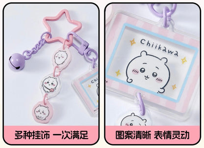 ChiiKawa X Miniso | ChiiKawa Hachiware Usagi Star Acrylic Keychain - Kawaii items Room Decoration