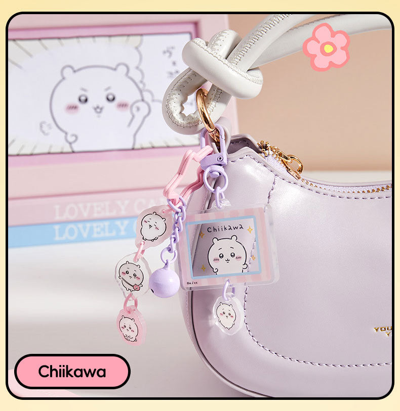 ChiiKawa X Miniso | ChiiKawa Hachiware Usagi Star Acrylic Keychain - Kawaii items Room Decoration