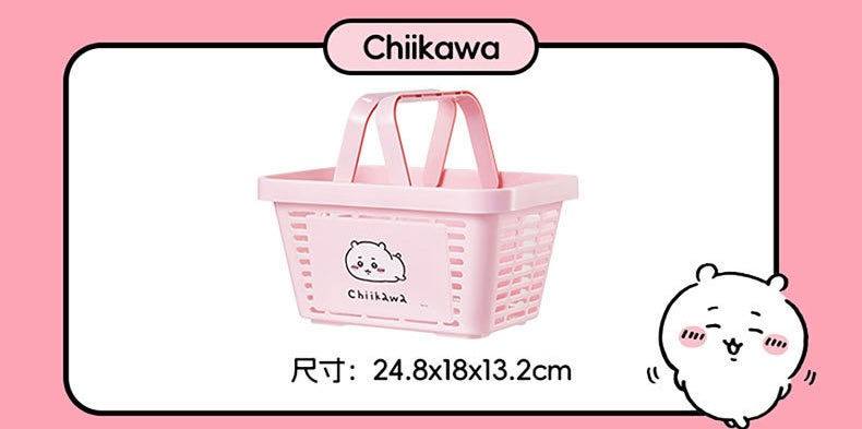 ChiiKawa X Miniso | ChiiKawa Hachiware Usagi Mini Basket - Kawaii items Room Decoration