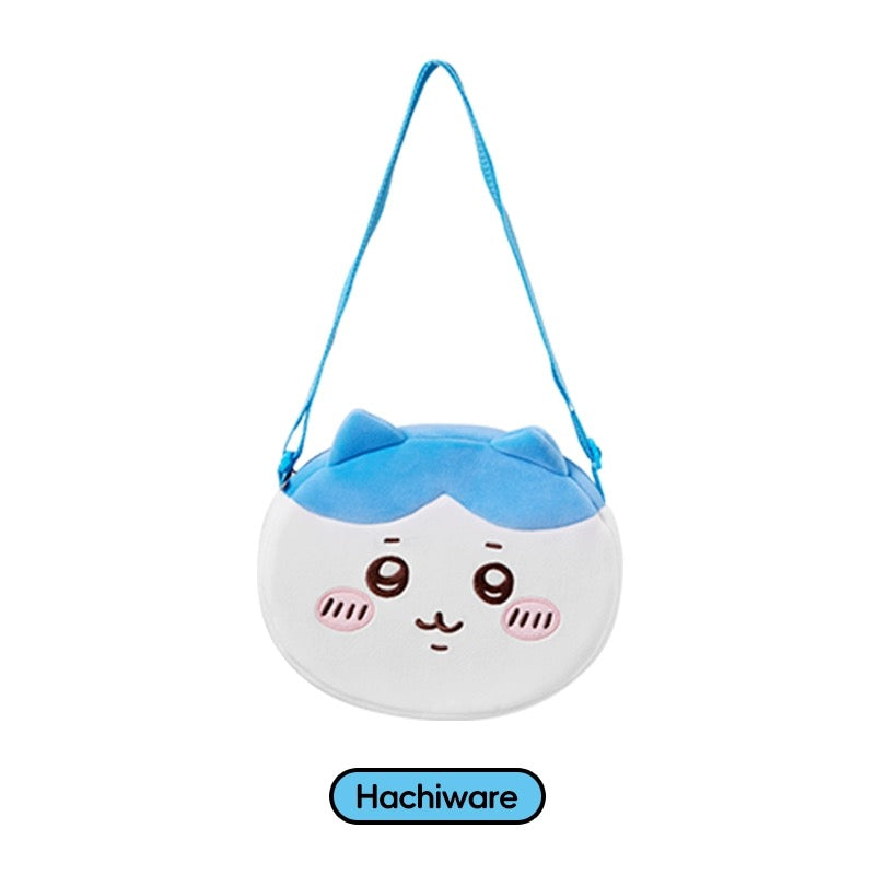 ChiiKawa X Miniso | ChiiKawa Hachiware Usagi Big Head Shoulder Bag - Kawaii items Room Decoration KawaiiGiftLand