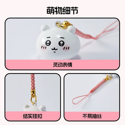 ChiiKawa X Miniso | ChiiKawa Hachiware Usagi Water Sound Bell Lanyards - Kawaii items Room Decoration 