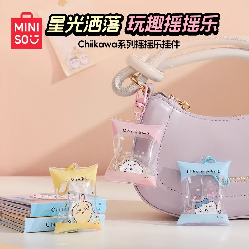 ChiiKawa X Miniso | ChiiKawa Hachiware Usagi Shake Keychain - Kawaii items Room Decoration