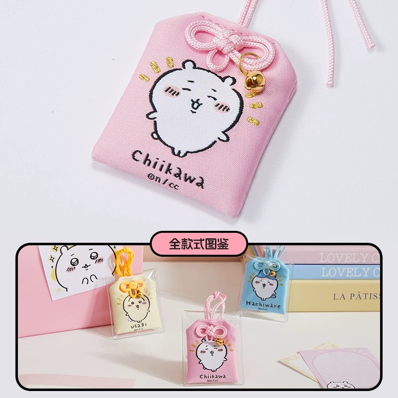 ChiiKawa X Miniso | ChiiKawa Hachiware Usagi Omamori - Lucky Hope Kawaii items Room Decoration doll