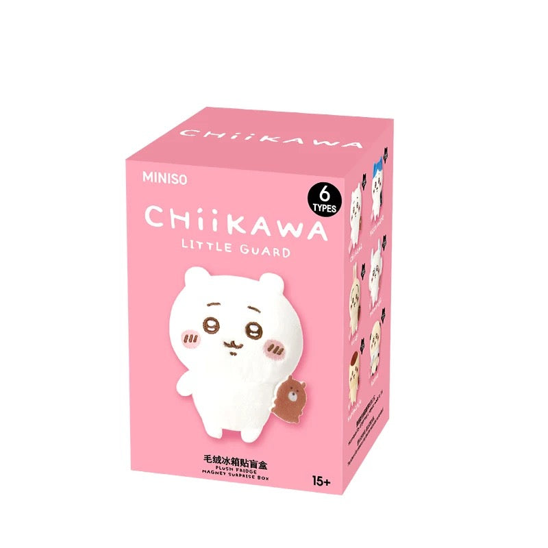 ChiiKawa X Miniso Mini Guardian Series | ChiiKawa Hachiware Usagi Momonga Kurimanju Rakko - Plush Doll Refrigerator Magnet Kawaii Items Room Decoration Doll KawaiiGiftLand