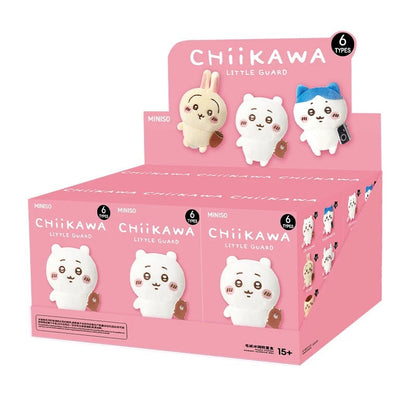 ChiiKawa X Miniso Mini Guardian Series | ChiiKawa Hachiware Usagi Momonga Kurimanju Rakko - Plush Doll Refrigerator Magnet Kawaii Items Room Decoration Doll KawaiiGiftLand