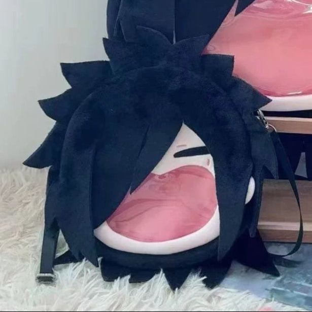 Japanese Anime Naruto Ninja | Uchiha Family Cute Icon Itabag Backpack and Crossbody Bag - Cute Kawaii Item - KawaiiGiftLand