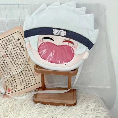 Japanese Anime Naruto Ninja | Naruto Kakashi Sakura Hinata Cute Icon Itabag Backpack and Crossbody Bag - Cute Kawaii Item - KawaiiGiftLand