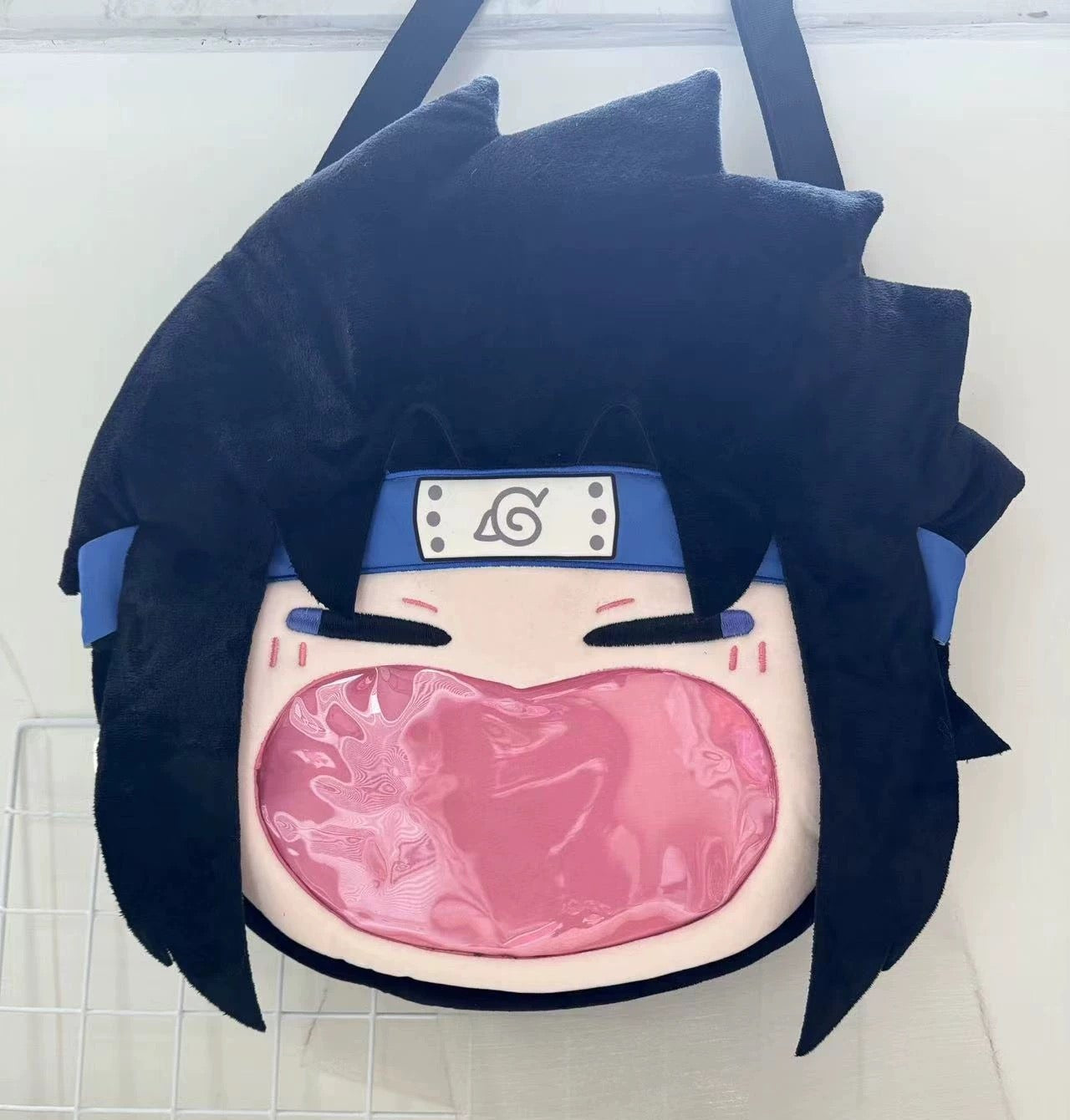 Japanese Anime Naruto Ninja | Uchiha Family Cute Icon Itabag Backpack and Crossbody Bag - Cute Kawaii Item - KawaiiGiftLand