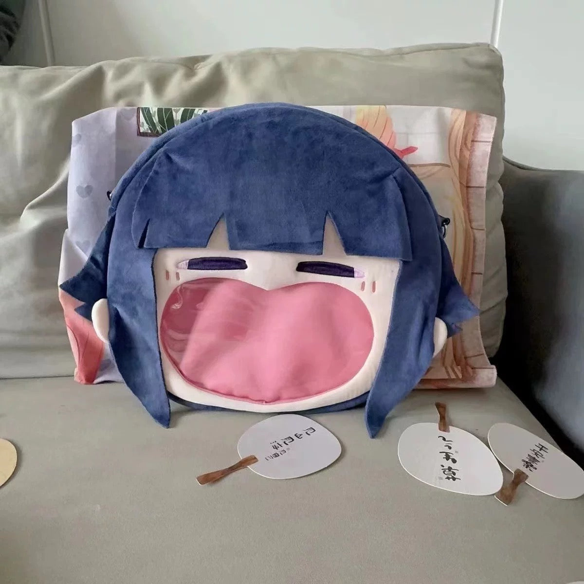 Japanese Anime Naruto Ninja | Naruto Kakashi Sakura Hinata Cute Icon Itabag Backpack and Crossbody Bag - Cute Kawaii Item - KawaiiGiftLand