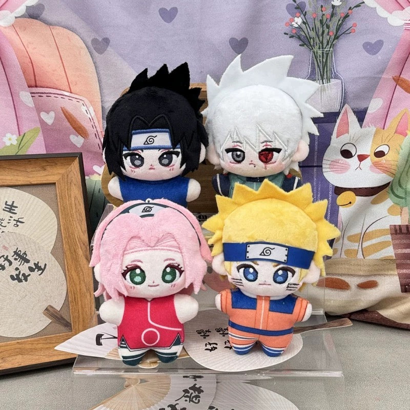 Japanese Anime Naruto Ninja | Naruto Sasuke Sakura Kakashi Cute Kawaii 10cm Seastar Doll - Cute Kawaii Item