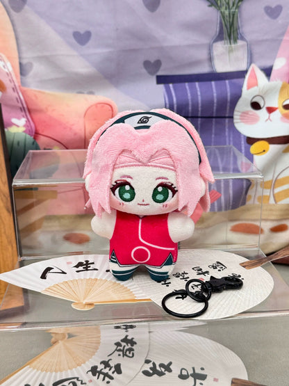 Japanese Anime Naruto Ninja | Naruto Sasuke Sakura Kakashi Cute Kawaii 10cm Seastar Doll - Cute Kawaii Item - KawaiiGiftLand