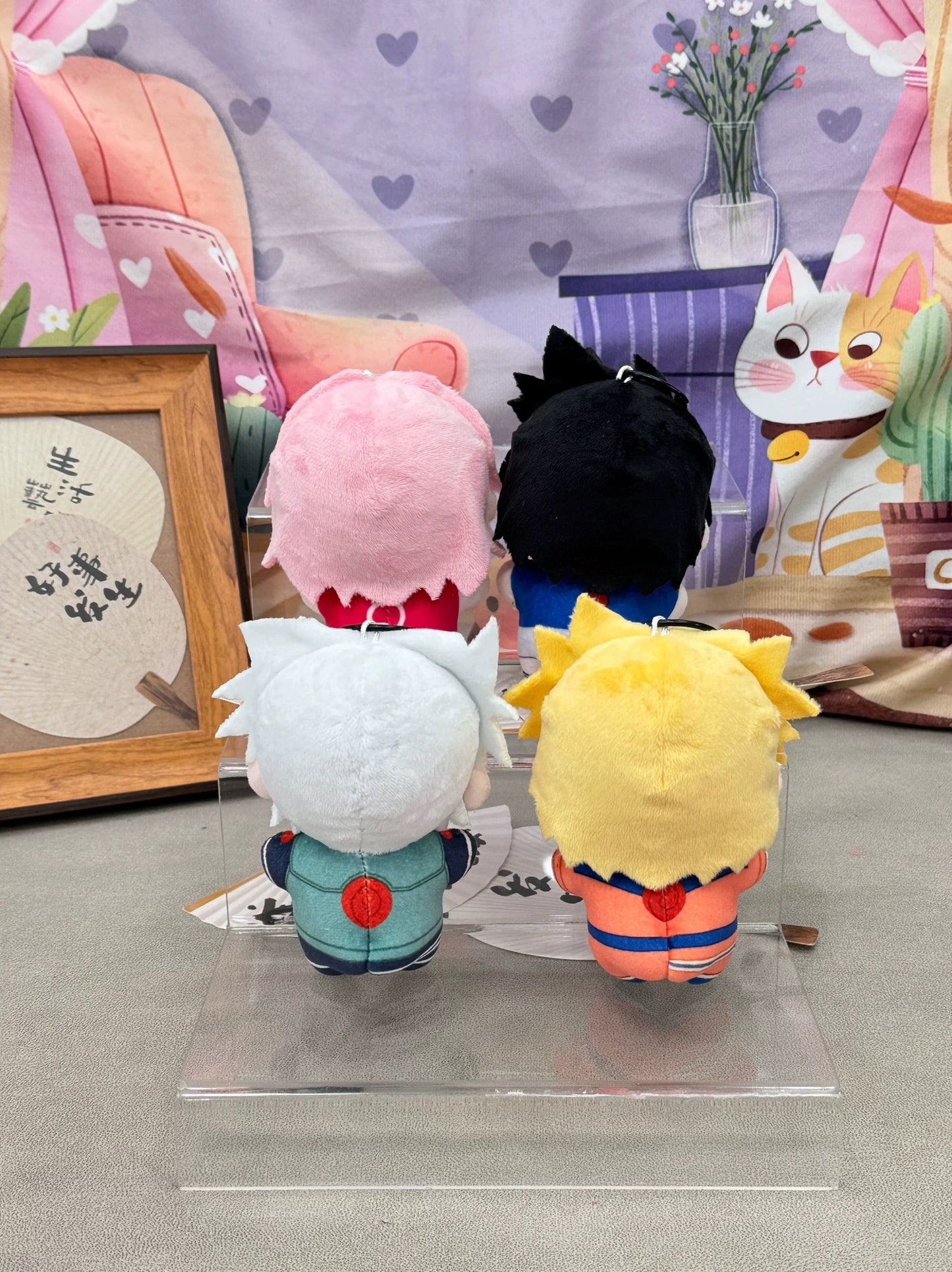 Japanese Anime Naruto Ninja | Naruto Sasuke Sakura Kakashi Cute Kawaii 10cm Seastar Doll - Cute Kawaii Item - KawaiiGiftLand