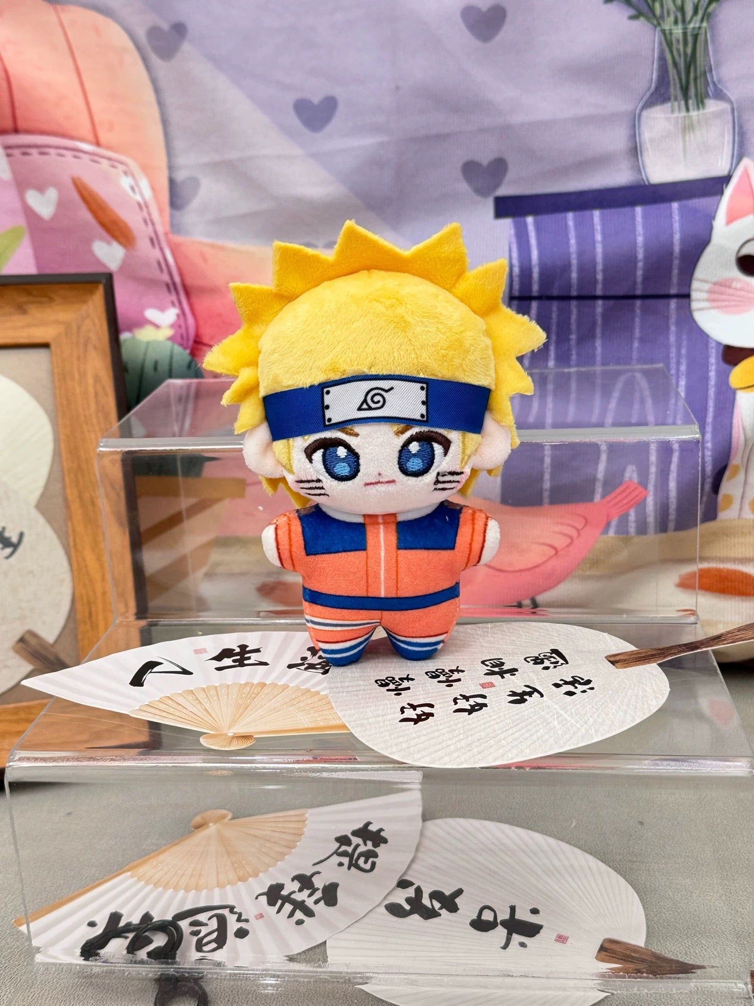 Japanese Anime Naruto Ninja | Naruto Sasuke Sakura Kakashi Cute Kawaii 10cm Seastar Doll - Cute Kawaii Item - KawaiiGiftLand