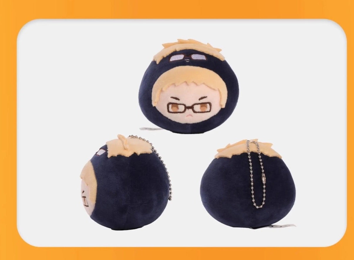 GuGuGuGu X Haikyu!! | Volleyball Player Hinata Kageyama Tsukishima Kozume Kuroo - Cute Plush Icon Doll Keychain Collectable Toys - KawaiiGiftLand