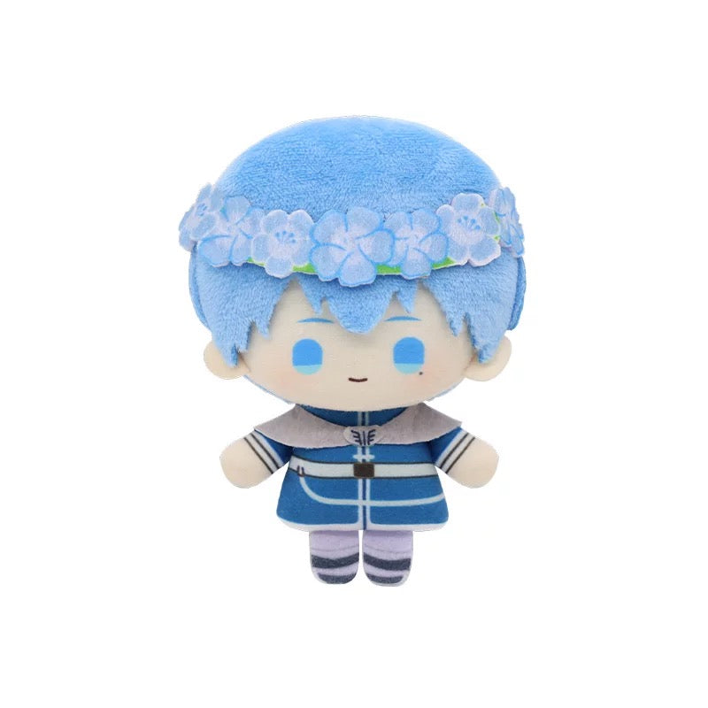Nullset X FRIEREN Mini Doll Series | Frieren Fern Stark Himmel - Wearing Wreath Plush Mini Doll Keychain Collectable Toys - KawaiiGiftLand