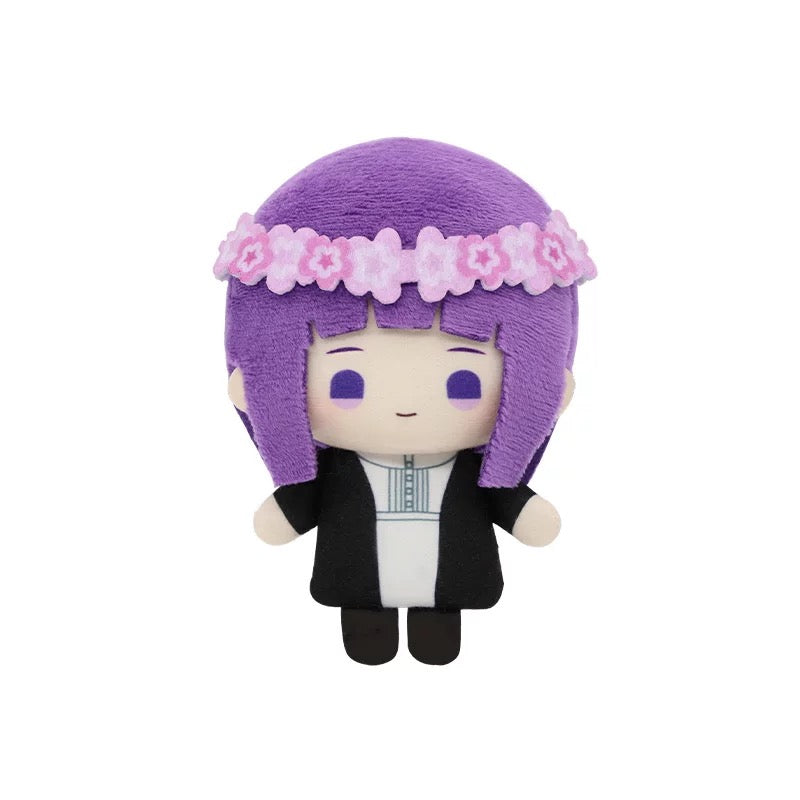 Nullset X FRIEREN Mini Doll Series | Frieren Fern Stark Himmel - Wearing Wreath Plush Mini Doll Keychain Collectable Toys - KawaiiGiftLand