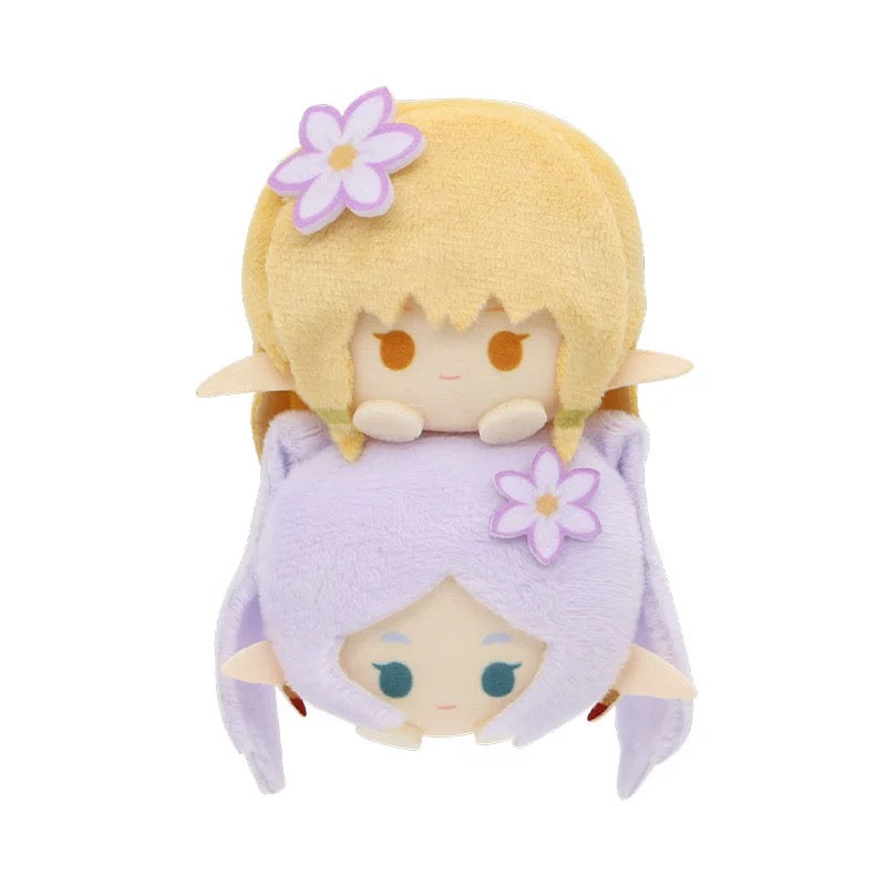 Nullset X FRIEREN Mini Stack On Head Series | Frieren Fern Stark Himmel Serie - Plush Mini Doll Keychain Collectable Toys - KawaiiGiftLand
