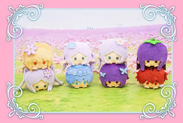 Nullset X FRIEREN Mini Stack On Head Series | Frieren Fern Stark Himmel Serie - Plush Mini Doll Keychain Collectable Toys