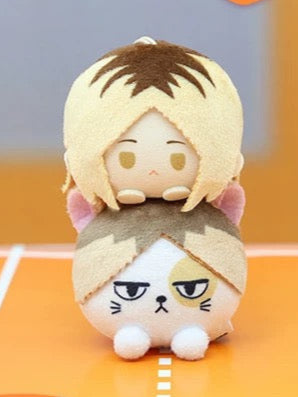 Nullset X Haikyu!! Stack on Animal Series | Volleyball Player Hinata Kageyama Tsukishima Kozume - Plush Cute Mini Keychain Collectable Toys - KawaiiGiftLand