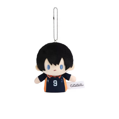 GuGuGuGu X Haikyu!! | Volleyball Player Hinata Kageyama Tsukishima Kozume Kuroo - Plush Cute Mini Finger Doll Keychain Collectable Toys - KawaiiGiftLand