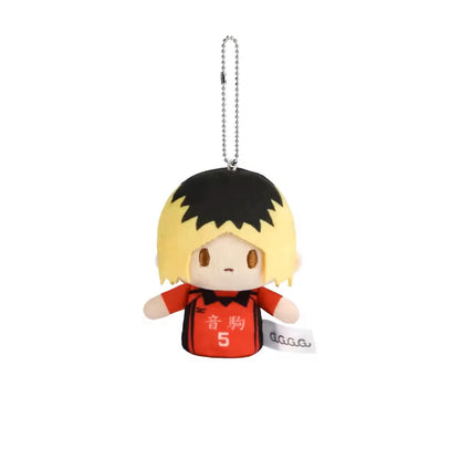 GuGuGuGu X Haikyu!! | Volleyball Player Hinata Kageyama Tsukishima Kozume Kuroo - Plush Cute Mini Finger Doll Keychain Collectable Toys - KawaiiGiftLand