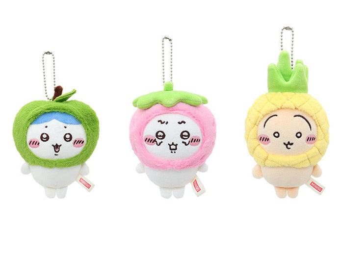 ChiiKawa X Miniso Fruit Market Series | ChiiKawa Hachiware Usagi Wearing Fruit Hats Plush Doll Keychain - Kawaii Items Room Decoration doll