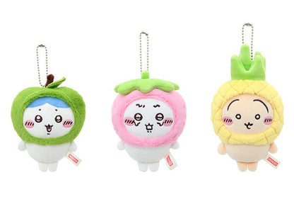 ChiiKawa X Miniso Fruit Market Series | ChiiKawa Hachiware Usagi Wearing Fruit Hats Plush Doll Keychain - Kawaii Items Room Decoration doll