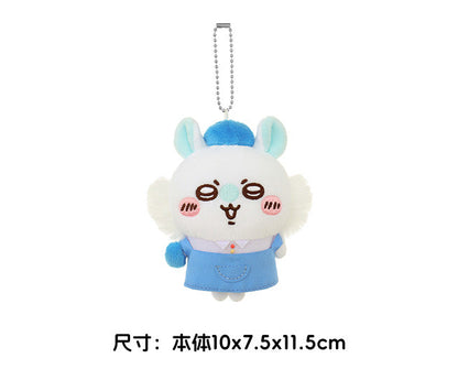 ChiiKawa X Miniso Fruit Market Series Fruit Market Shopkeeper Plush Doll Keychain | ChiiKawa Hachiware Usagi Momonga Kurimanju Rakko Shisa Crab - Kawaii Items Room Decoration doll
