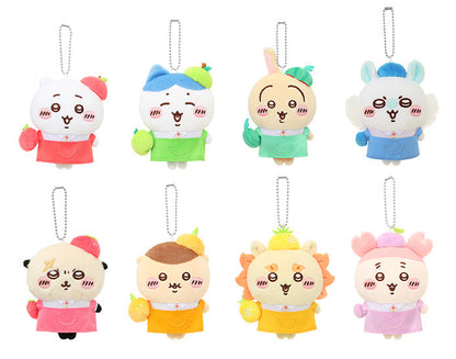 ChiiKawa X Miniso Fruit Market Series Fruit Market Shopkeeper Plush Doll Keychain | ChiiKawa Hachiware Usagi Momonga Kurimanju Rakko Shisa Crab - Kawaii Items Room Decoration doll