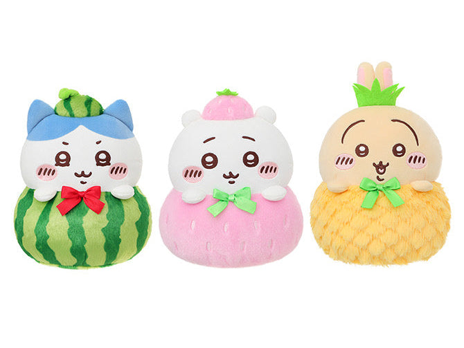 ChiiKawa X Miniso Fruit Market Series | ChiiKawa Hachiware Usagi in Fruit Plush Doll - Kawaii Items Room Decoration doll