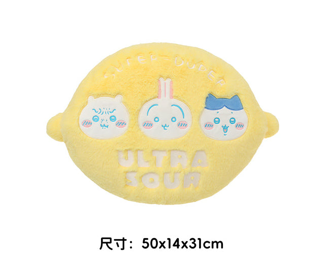 ChiiKawa X Miniso Fruit Market Series | ChiiKawa Hachiware Usagi Lemon Shape Cute Plush Cushion - Kawaii Items Room Decoration Doll