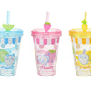 ChiiKawa X Miniso Fruit Market Series | ChiiKawa Hachiware Usagi Fruit Style Transparent Drink Cup with Straw - Kawaii Items Room Decoration